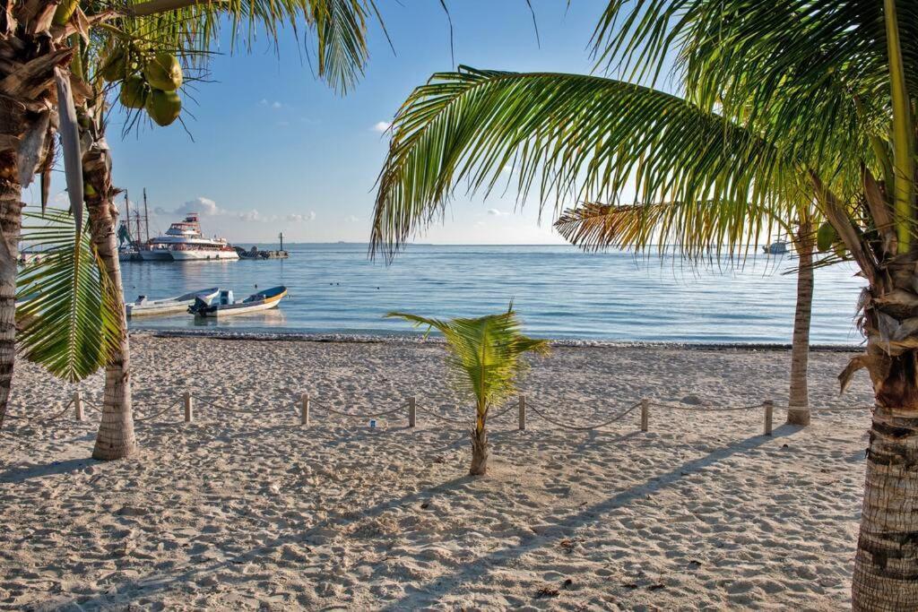 Apartamento Amara, Depa Con Vista Al Mar Cancún Exterior foto
