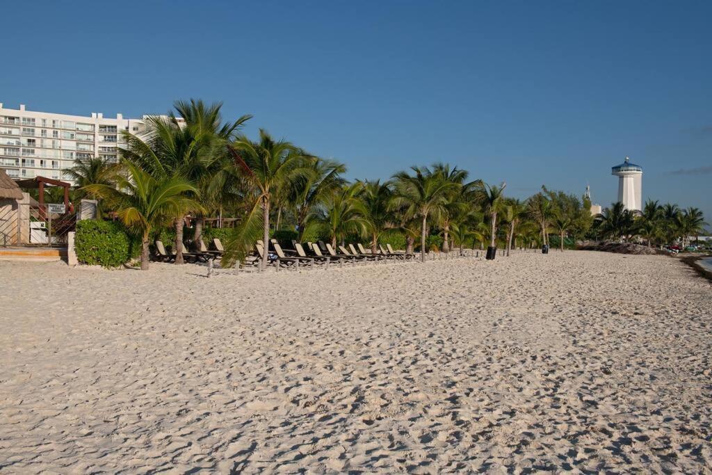 Apartamento Amara, Depa Con Vista Al Mar Cancún Exterior foto