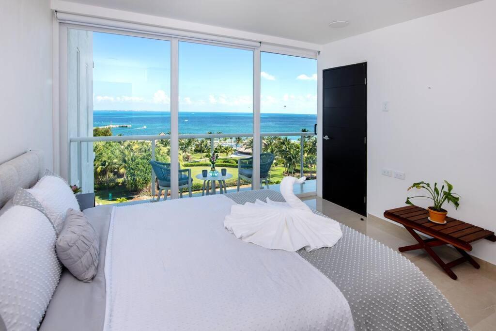 Apartamento Amara, Depa Con Vista Al Mar Cancún Exterior foto