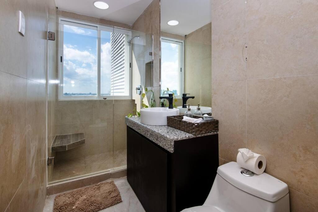 Apartamento Amara, Depa Con Vista Al Mar Cancún Exterior foto