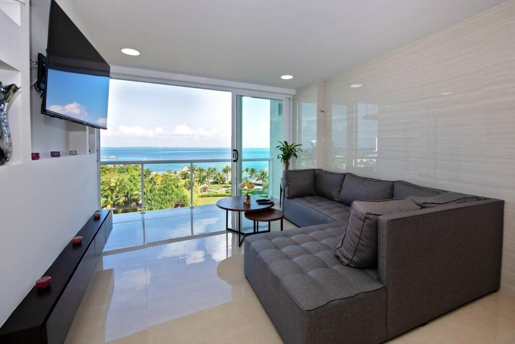 Apartamento Amara, Depa Con Vista Al Mar Cancún Exterior foto