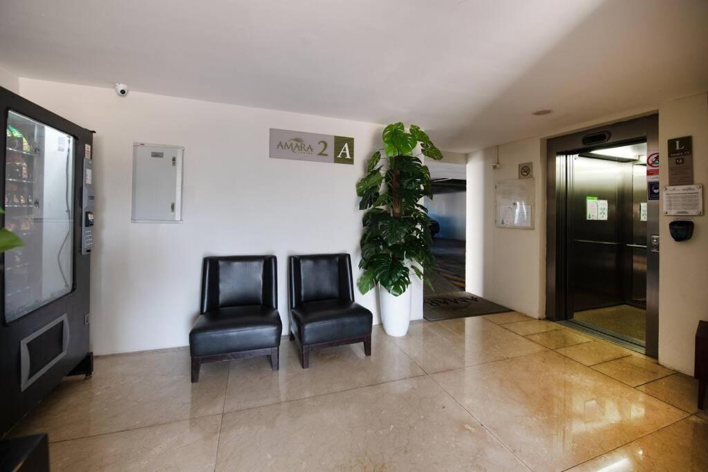Apartamento Amara, Depa Con Vista Al Mar Cancún Exterior foto
